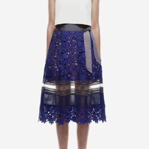 Self-Portrait Dresses & Skirts - Self-portrait Liliana midi skirt US2/UK6